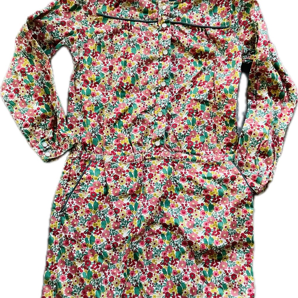 PETIT BATEAU 12 Floral Dress